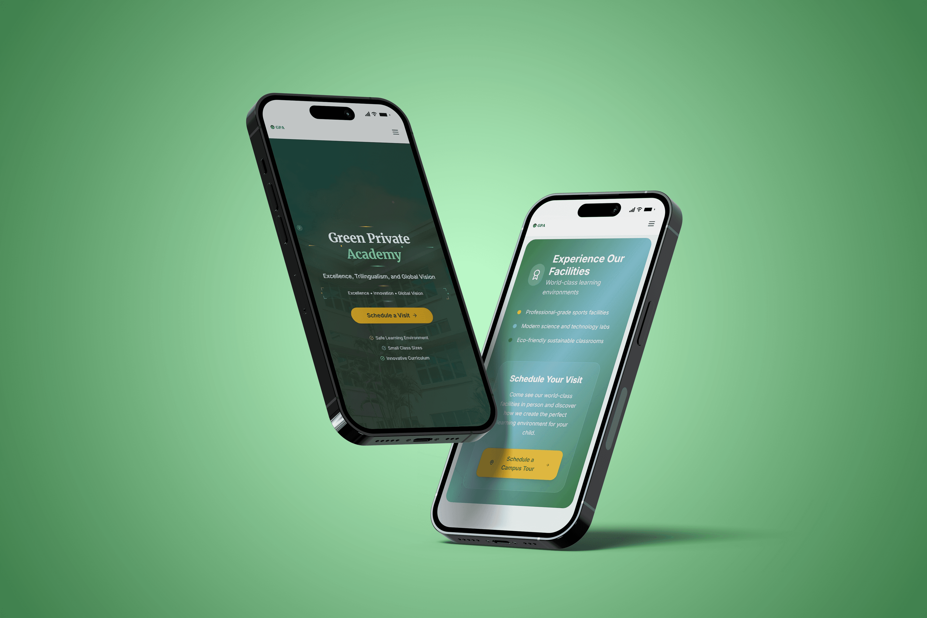 موقع أكاديمية جرين الخاصة